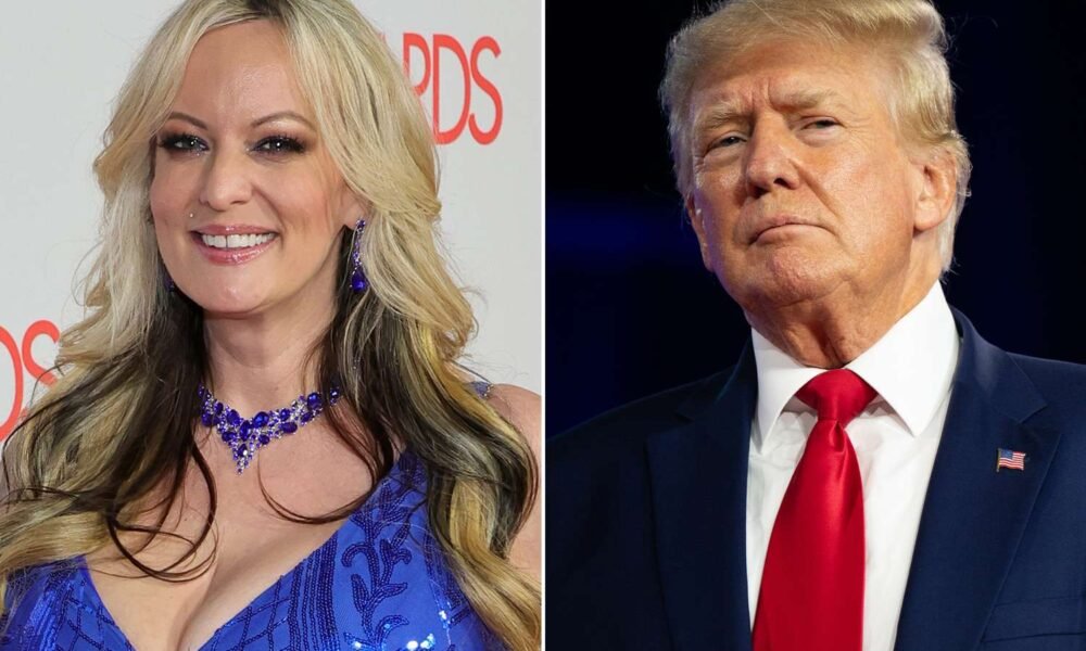 Stormy Daniels and Donald Trump